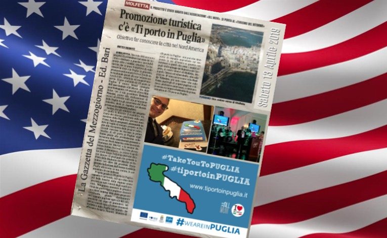 La Gazzetta del Mezzogiorno parla del progetto #tiportoinPUGLIA