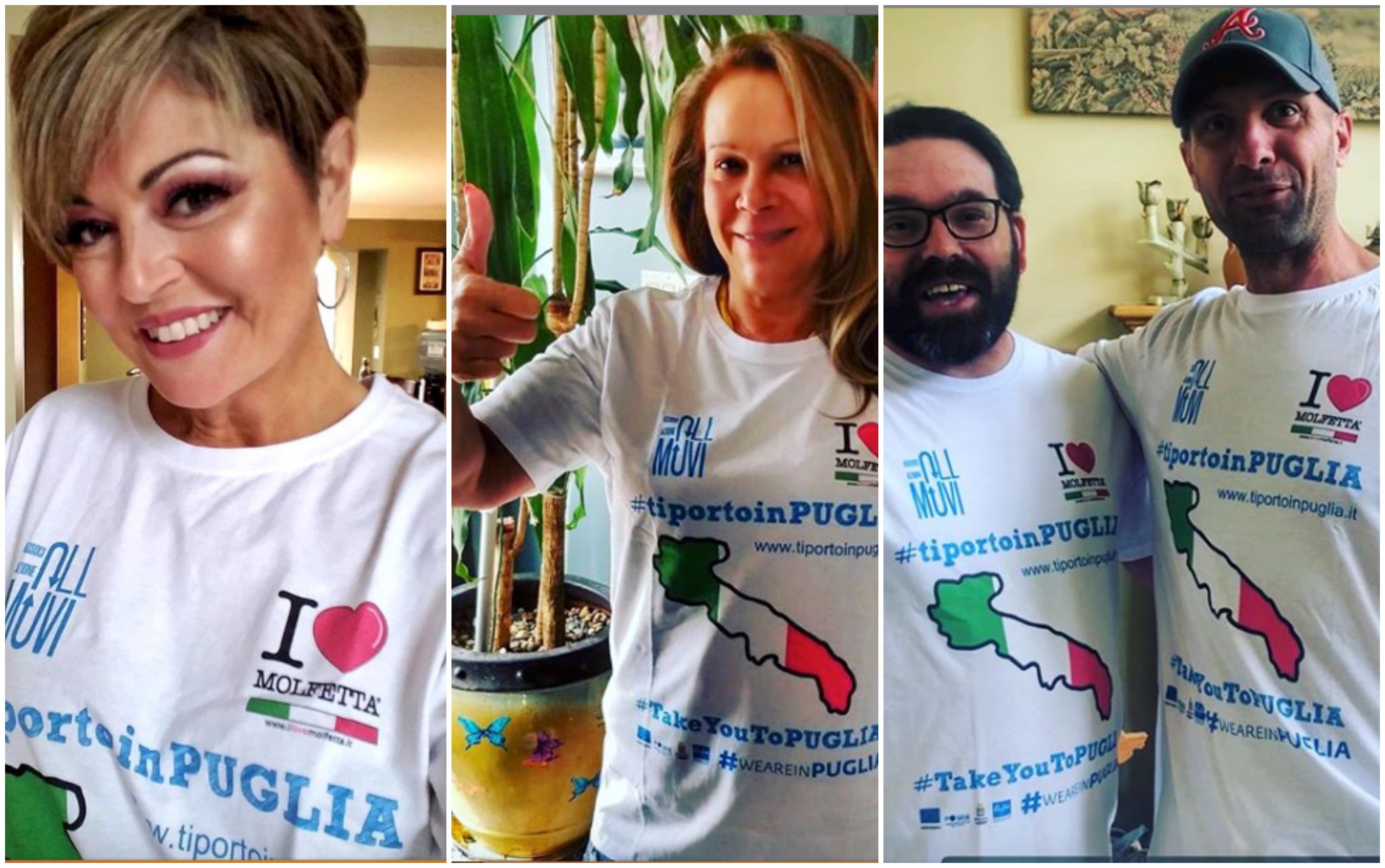Le t-shirt #tiportoinPUGLIA very cool