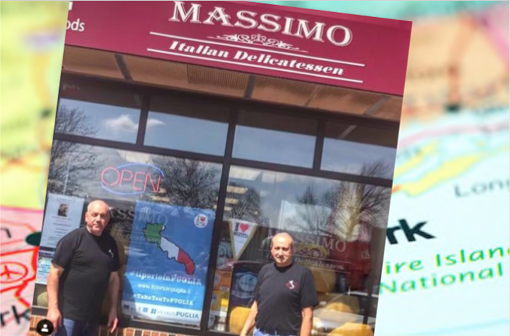 In USA nelle vetrine esposti i poster #tiportoinPUGLIA